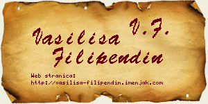 Vasilisa Filipendin vizit kartica